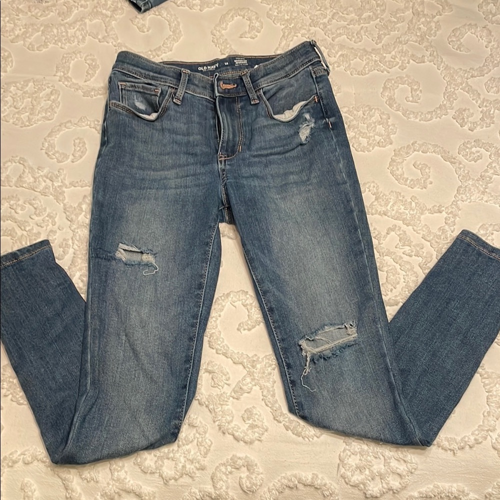 Distressed Old Navy Jeans